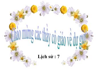 Bài giảng Lịch sử Khối 7 - Tiết 30, Bài 16: Sự suy sụp của nhà Trần cuối thế kỉ XIV