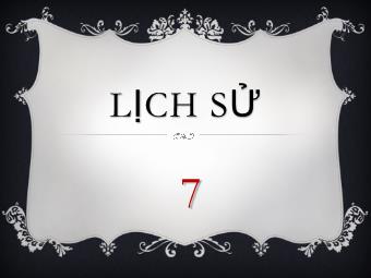 Bài giảng Lịch sử Khối 7 - Văn hóa, khoa học, kĩ thuật trung quốc thời phong kiến