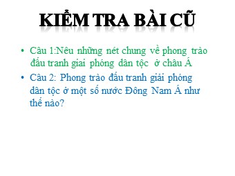 Bài giảng Lịch sử Khối 8 - Bài 21: Chiến tranh thế giới thứ hai (Chuẩn kiến thức)