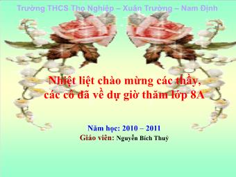 Bài giảng môn Lịch sử Lớp 7 - Bài 15: Sự phát triển kinh tế và văn hoá thời Trần - Nguyễn Bích Thuỷ