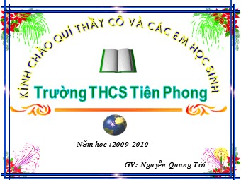 Bài giảng môn Lịch sử Lớp 8 - Bài 28: Trào lưu cải cách Duy Tân ở Việt Nam nửa cuối thế kỉ XIX - Nguyễn Quang Tới