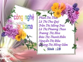 Chủ đề Công nghệ lai soma