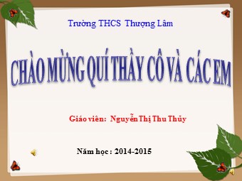 Bài giảng Lịch sử Lớp 7 - Bài 27: Chế độ phong kiến nhà Nguyễn - Nguyễn Thị Thu Thủy