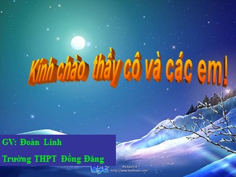 Bài giảng Sinh học Lớp 11 - Bài 31: Tập tính ở động vật - Đoàn Linh