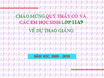 Bài giảng Sinh học Lớp 11 - Tiết 20, Bài 18: Tuần hoàn máu