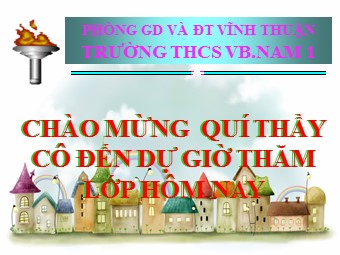 Bài giảng Đại số Khối 6 - Chương 2 - Bài 1: Làm quen với số nguyên âm