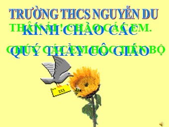 Bài giảng Đại số Lớp 6 - Chương 1 - Bài 13: Ước và bội - Trường THCS Nguyễn Du