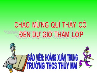 Bài giảng Đại số Lớp 6 - Chương 2 - Bài 2: Tập hợp các số nguyên - Hoàng Xuân Trung