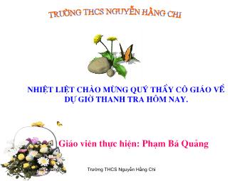 Bài giảng Đại số Lớp 6 - Chương 2 - Bài 4: Cộng hai số nguyên cùng dấu - Phạm Bá Quảng