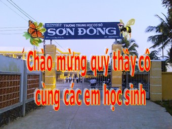 Bài giảng Đại số Lớp 6 - Chương 3 - Bài 10: Phép nhân phân số - Trường THCS Sơn Đông