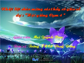 Bài giảng Đại số Lớp 6 - Chương 3 - Bài 5: Quy đồng mẫu nhiều phân số - Mai Quỳnh Đan