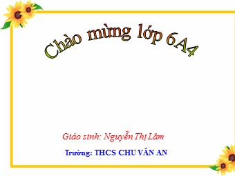 Bài giảng Đại số Lớp 6 - Chương 3 - Bài 9: Phép trừ phân số - Nguyễn Thị Lâm