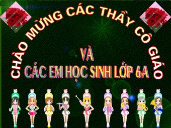 Bài giảng Đại số Lớp 6 - Ôn tập về ước chung lớn nhất