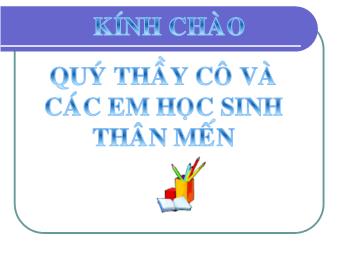 Bài giảng môn Đại số Lớp 6 - Chương 3 - Bài 6: So sánh phân số (Chuẩn kiến thức)