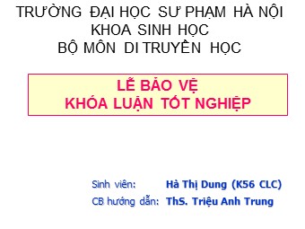 Tiểu luận Xây dựng Website thăm quan khoa học ảo cơ sở trạm trại phục vụ thực hành môn cơ sở di truyền học