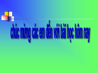 Bài giảng Đại số Khối 6 - Chương 1 - Bài 15: Phân tích một số ra thừa số nguyên tố (Bản mới)