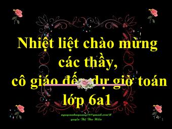 Bài giảng Đại số Lớp 6 - Chương 1 - Bài 13: Ước và bội (Chuẩn kiến thức)