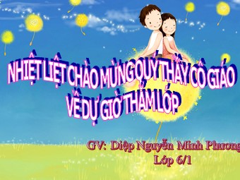 Bài giảng Đại số Lớp 6 - Chương 1 - Bài 13: Ước và bội - Diệp Nguyễn Minh Phương