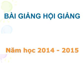 Bài giảng Đại số Lớp 6 - Chương 1 - Bài 15: Phân tích một số ra thừa số nguyên tố (Chuẩn kiến thức)