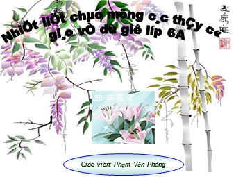 Bài giảng Đại số Lớp 6 - Chương 1 - Bài 16: Ước chung và bội chung - Phạm Văn Phóng