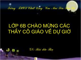 Bài giảng Đại số Lớp 6 - Chương 1 - Bài 18: Bội chung nhỏ nhất - Bùi Đức Thụ