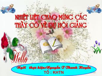 Bài giảng Đại số Lớp 6 - Chương 1 - Bài 18: Bội chung nhỏ nhất - Nguyễn Thị Thanh Huyền