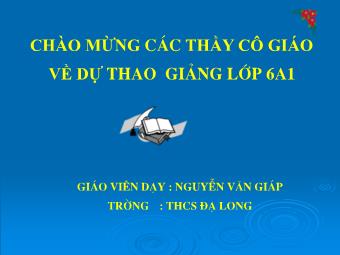 Bài giảng Đại số Lớp 6 - Chương 1 - Bài 18: Bội chung nhỏ nhất - Nguyễn Văn Giáp