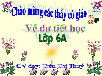 Bài giảng Đại số Lớp 6 - Chương 1 - Bài 18: Bội chung nhỏ nhất (Tiếp theo) - Trần Thị Thủy