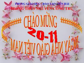 Bài giảng Đại số Lớp 6 - Chương 1 - Bài 18: Bội chung nhỏ nhất - Trường THCS Công Trứ