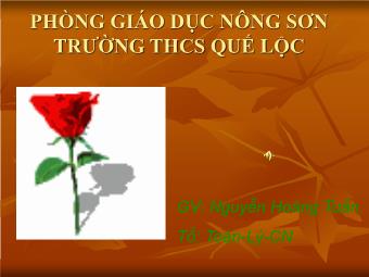 Bài giảng Đại số Lớp 6 - Chương 1 - Bài 7: Luỹ thừa với số mũ tự nhiên. Nhân hai luỹ thừa cùng cơ số - Nguyễn Hoàng Tuấn