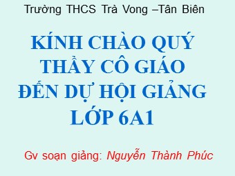 Bài giảng Đại số Lớp 6 - Chương 1 - Chương 1 - Bài 13: Ước và bội - Nguyễn Thành Phúc