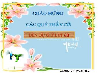 Bài giảng Đại số Lớp 6 - Chương 1 - Tiết 31, Bài 17: Ước chung lớn nhất