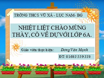 Bài giảng Đại số Lớp 6 - Chương 1 - Tiết 34, Bài 18: Bội chung nhỏ nhất - Dương Văn Mạnh