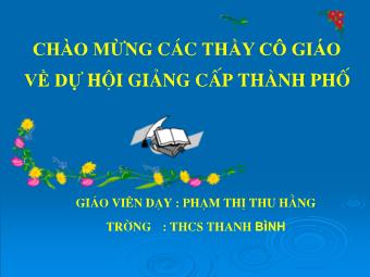 Bài giảng Đại số Lớp 6 - Chương 1 - Tiết 34, Bài 18: Bội chung nhỏ nhất - Phạm Thị Thu Hằng