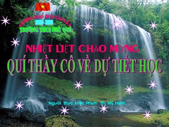 Bài giảng Đại số Lớp 6 - Chương 2 - Bài 1: Làm quen với số nguyên âm - Phạm Thị Mỹ Hạnh