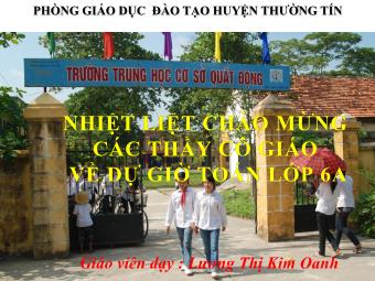 Bài giảng Đại số Lớp 6 - Chương 2 - Bài 11: Nhân hai số nguyên cùng dấu - Lương Thị Kim Oanh