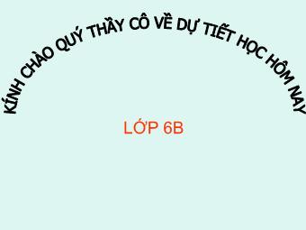 Bài giảng Đại số Lớp 6 - Chương 2 - Bài 4: Cộng hai số nguyên cùng dấu (Chuẩn kiến thức)