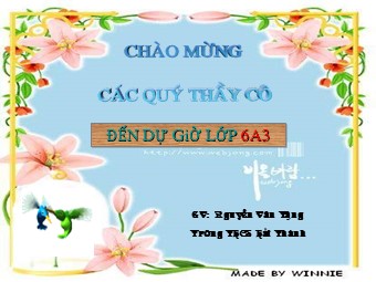 Bài giảng Đại số Lớp 6 - Chương 2 - Tiết 46, Bài 5: Cộng hai số nguyên khác dấu (Bản hay)