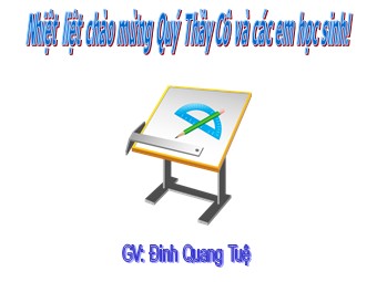 Bài giảng Đại số Lớp 6 - Chương 3 - Bài 1: Mở rộng khái niệm phân số - Đinh Quang Tuệ