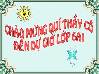 Bài giảng Đại số Lớp 6 - Chương 3 - Bài 1: Mở rộng khái niệm phân số (Chuẩn kiến thức)