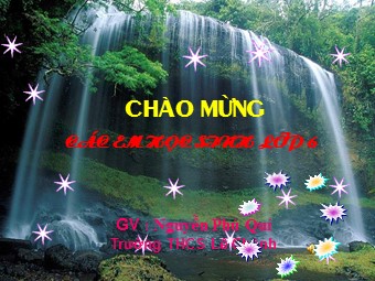 Bài giảng Đại số Lớp 6 - Chương 3 - Bài 10: Phép nhân phân số - Nguyễn Phú Quí