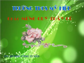 Bài giảng Đại số Lớp 6 - Tiết 67: Ôn tập chương 2 (Tiếp theo) - Dương Công Tuyển