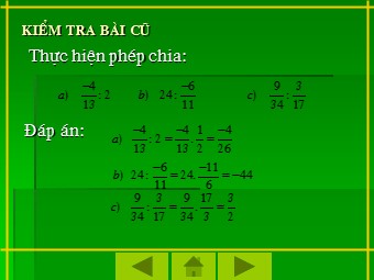 Bài giảng Đại số Lớp 6 - Tiết 88: Luyện tập (Bản hay)