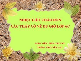 Bài giảng Đại số Lớp 6 - Tiết 88: Luyện tập - Trần Thị Vân (Bản hay)