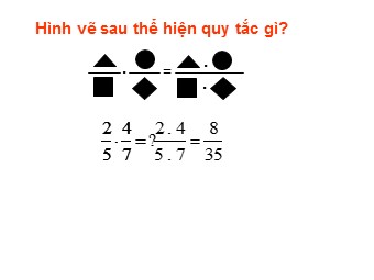 Bài giảng môn Đại số Khối 6 - Chương 3 - Bài 10: Phép nhân phân số (Bản chuẩn kiến thức)