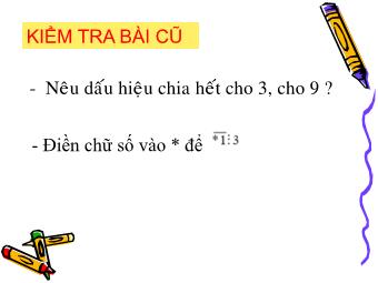 Bài giảng môn Đại số Lớp 6 - Chương 1 - Bài 13: Ước và bội (Bản đẹp)