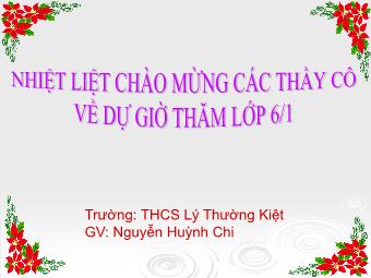 Bài giảng môn Đại số Lớp 6 - Chương 1 - Bài 18: Bội chung nhỏ nhất (Bản chuẩn kiến thức)