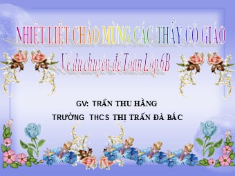 Chuyên đề Tính chất chia hết trên tập hợp số tự nhiên - Trần Thu Hằng