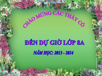 Bài giảng Đại số Khối 8 - Chương 2 - Bài 1: Phân thức đại số (Bản mới)