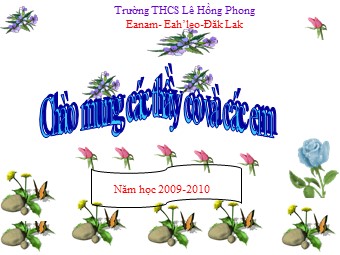 Bài giảng Đại số Lớp 6 - Chương 1 - Bài 16: Ước chung và bội chung - Trường THCS Lê Hồng Phong